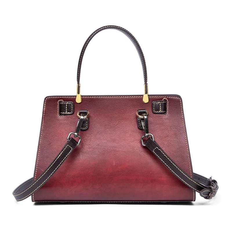 

Bestform 2021 New Hand Painted Women Bag Genuine Leather Elegant Handbag Versatile Nature Cowhide Shoulder & Crossbody Bags