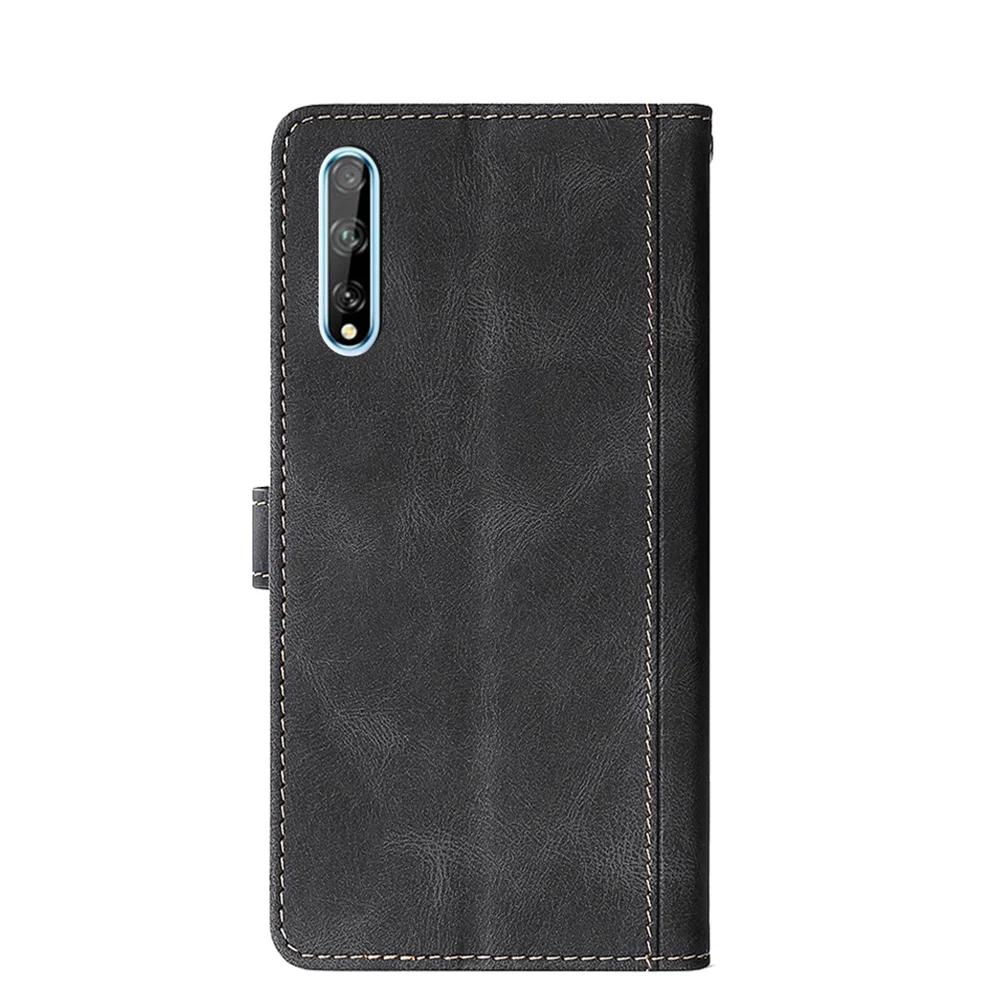 

Chic Flipping Kickstand Design Phone Wallet Case Compatible with Y8p/Enjoy 10s