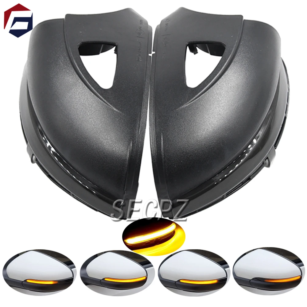

Yellow Dynamic Blinker LED Turn Signal Light Side Mirror Indicator For Volkswagen VW GOLF 6 VI MK6 GTI R line R20 Touran