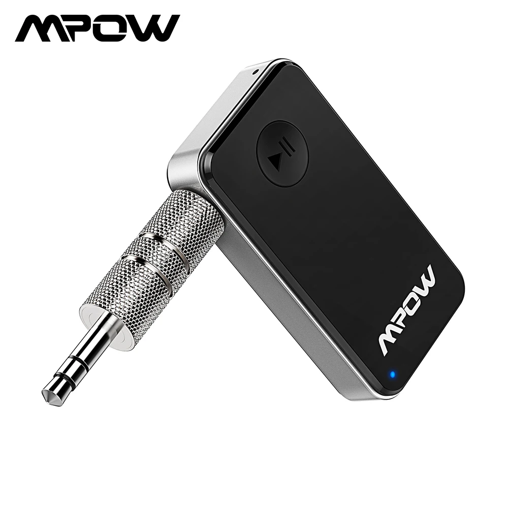 Mpow MBR1 Мини Bluetooth приемник беспроводной аудио адаптер 3 5 мм выход с микрофоном для