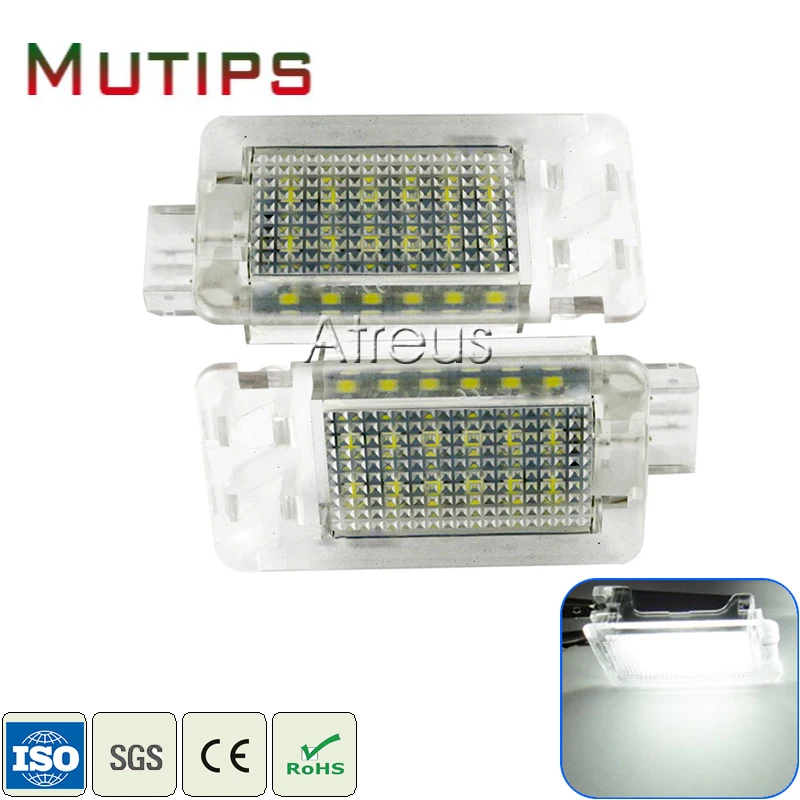 

Mutips Автомобильный светодиодный Подсветка багажника для Volvo XC70 S60 S80 C70 XC90 аксессуары 2X белый SMD светодиодный чемодан лампа комплект 12V