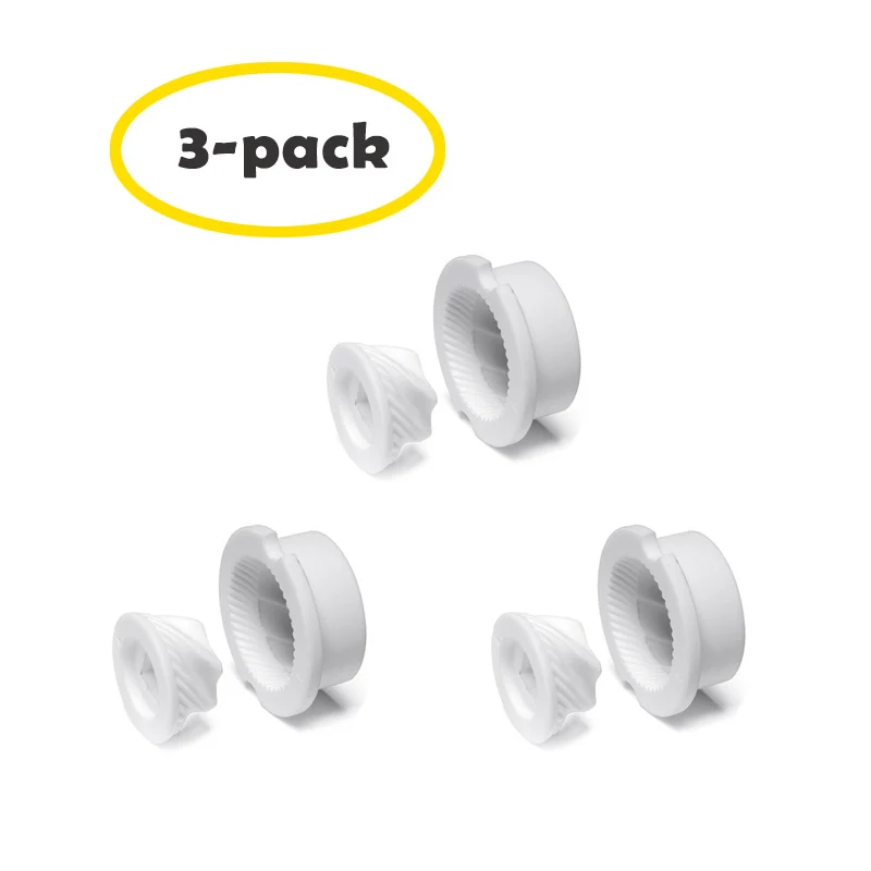 

3-Pack Ceramic Grinder for Wood Salt and Pepper Mill
