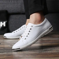 fashion spring mens casual shoes lace up breathable and waterproof mens casual sports shoes fashion flat shoes large size38 48