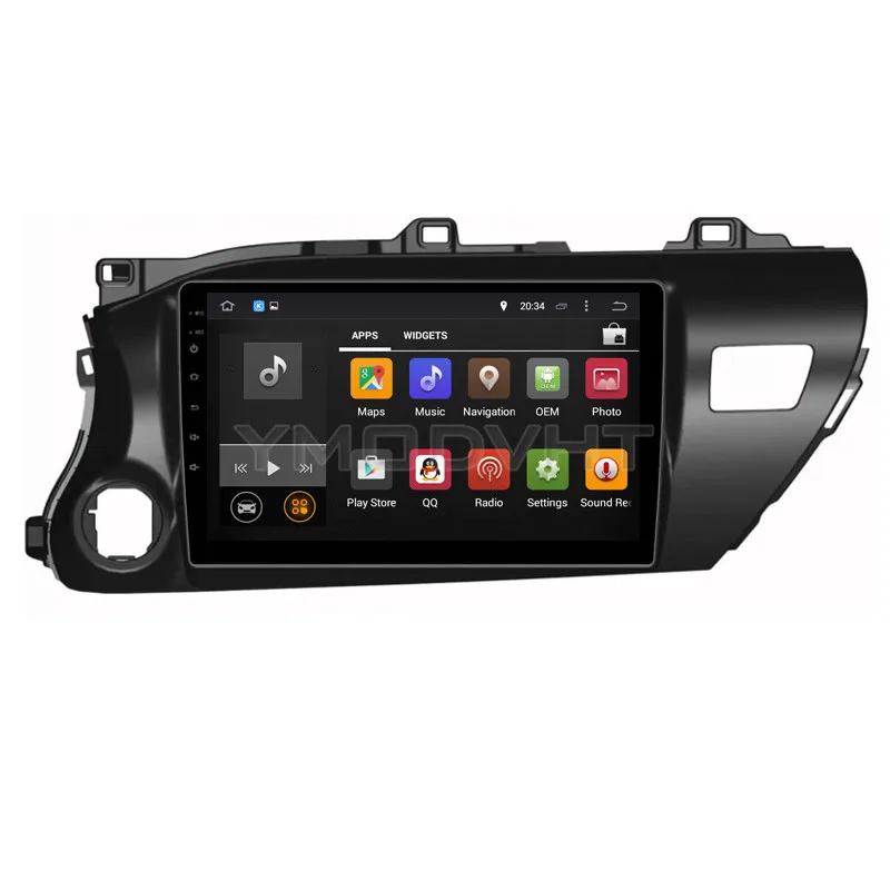 YMODVHT 10 1 дюймов 4G Восьмиядерный Android 9 0 7 автомобильный dvd плеер для Toyota Hilux 2016 2017 2018