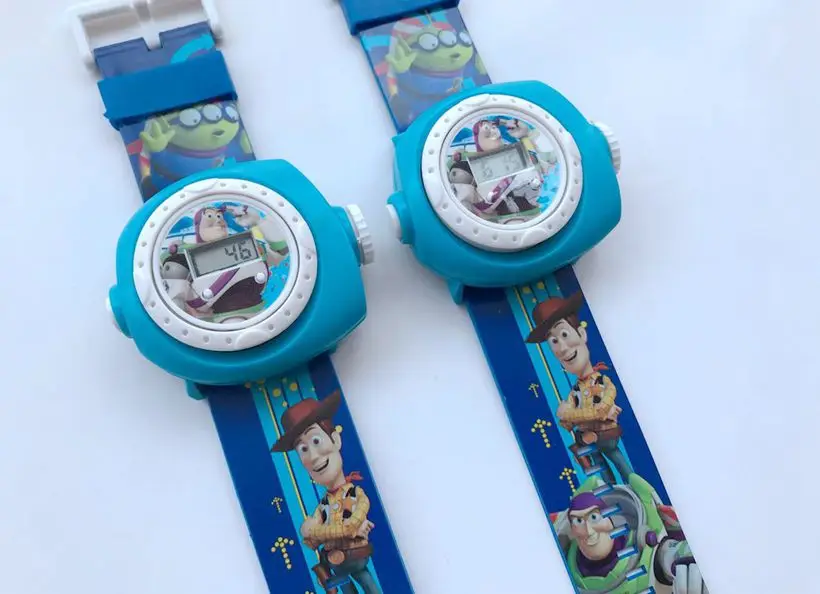 1 шт. мультипликационные цифровые часы Toy Story 4 Woody Buzz Lightyear фигурки проектор 20 стилей изображения детская игрушка