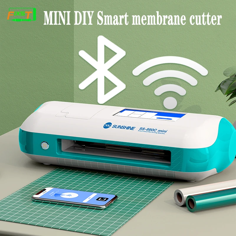 

SUNSHINE SS-890C Mini DIY Multifunctional Intelligent Film Cutting Machine Support For Bluetooth WIFI Types Of Hydraulic Film