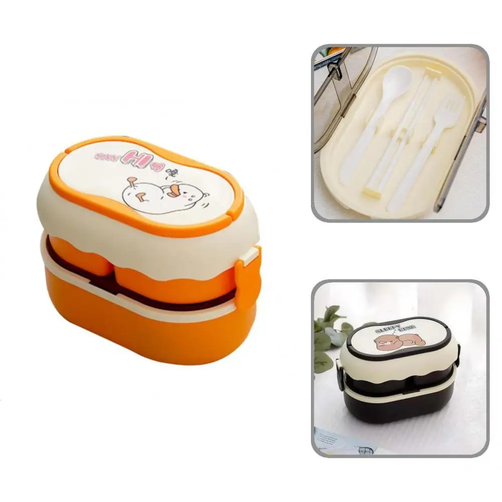 

Fashion Lunch Holder Large Capacity Bright Color Easy to Open Bento Lunchbox Bento Lunchbox Lunch Box 1 Set