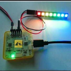 8-битная 8-канальная светодиодная подсветка WS2812b 5050 RGB встроенная полная новая