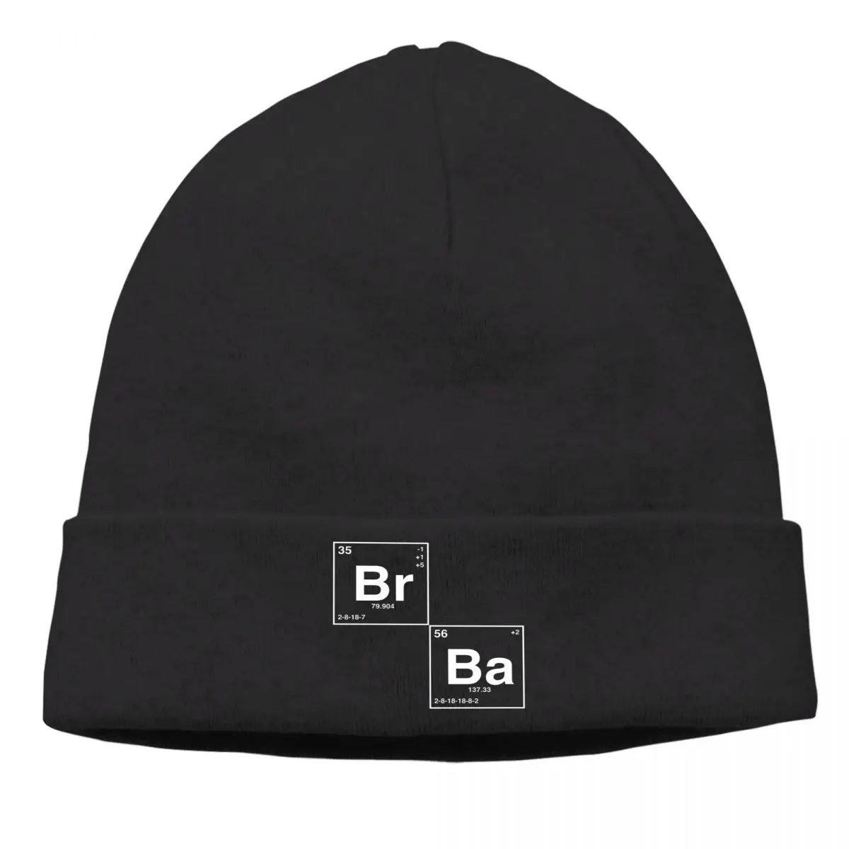 

Breaking Bad Walter White Chemistry Teacher Skullies Beanies Elements Inspired Knit Bonnet Hats Men Women's Street Ski Cap