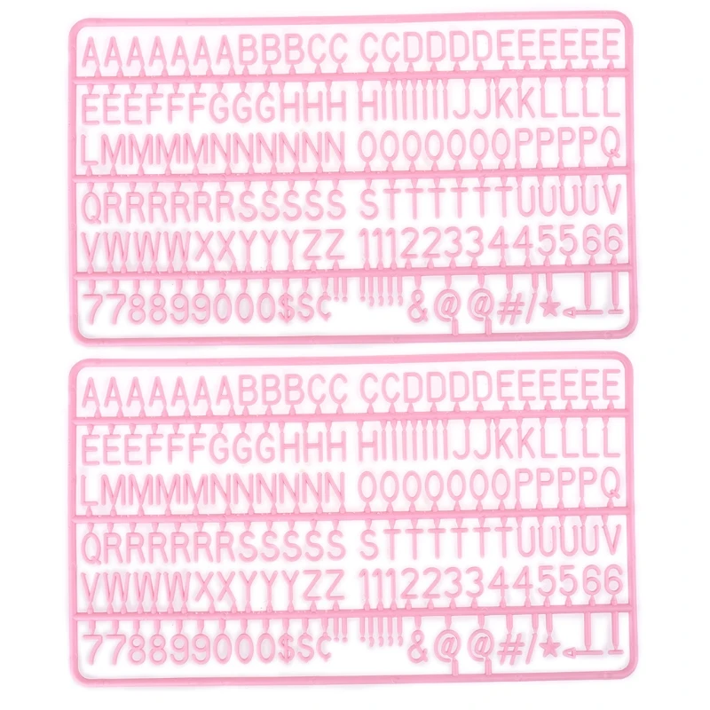 

3/4 Inch Letters for Flet Letter Boards 300 Pieces Including Letters Numbers & Symbols for Changeable Message Boards N7MC