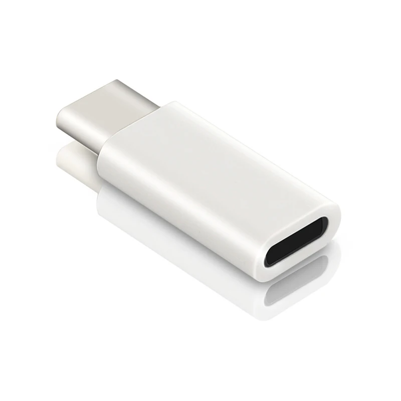 Адаптер для iphone с адаптером типа C 8 pin на Usb c разветвитель для iphone huawei P20 Pro samsung type c зарядное устройство адаптер Jack - Цвет: as the picture