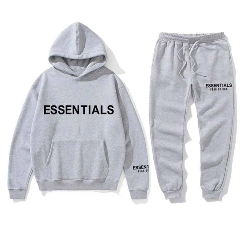 

2021 new men's autumn and winter suit hoodie + pants two pieces of casual sportswear men's sportswear gym brand clothing sports