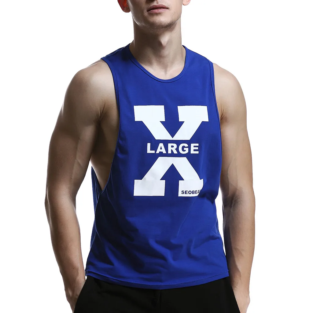 Мужской повседневный жилет в европейском и американском стиле Мужская Летняя