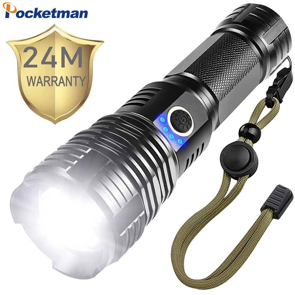 

New generation upgrade Flashlights USB Rechargeable Flashlight Zoomable Torch Waterproof Torch Camping Flashlight