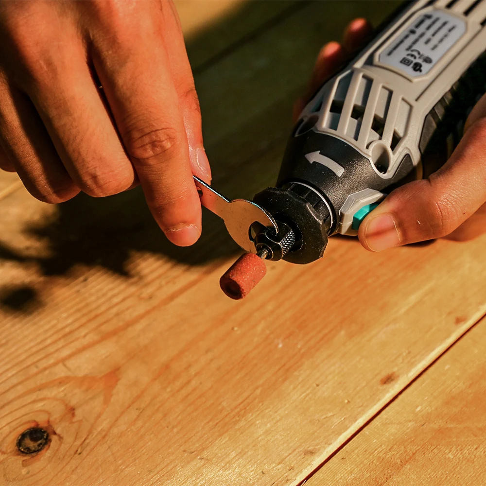 DEKO DKRT200J01 Series 220V Variable Speed Electric Drill Mini Grinder Rotary Tool for Grinding/Cutting/Wood Carving/Sanding | Инструменты