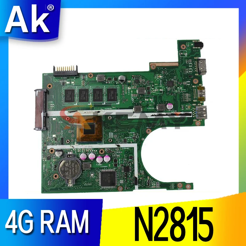 

Akemy For ASUS X200MA F200M F200MA Pentium Laptop Motherboard with 4GB RAM N2815 CPU DDR3 X200MA Notebook Mainboard tested ok