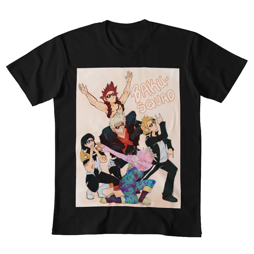 Memesquad 2k18 футболка bnha mina ashido bakugo katsuki denki kaminari sero hanta kirishima eijirou boku no hero Academy | Мужская