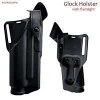 tactical glock accessories a real pistol 17 19 22 23 31 32 belt holsters with flashlight tactical glock gun holster for hunting