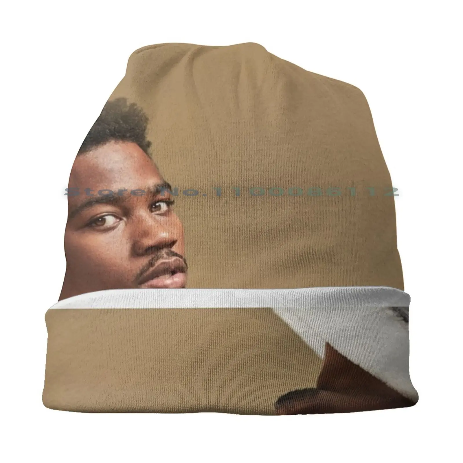 Шапка-бини Roddy Ricch вязаная шапка раппер хип-хоп Spotify Deezer без козырька подарок