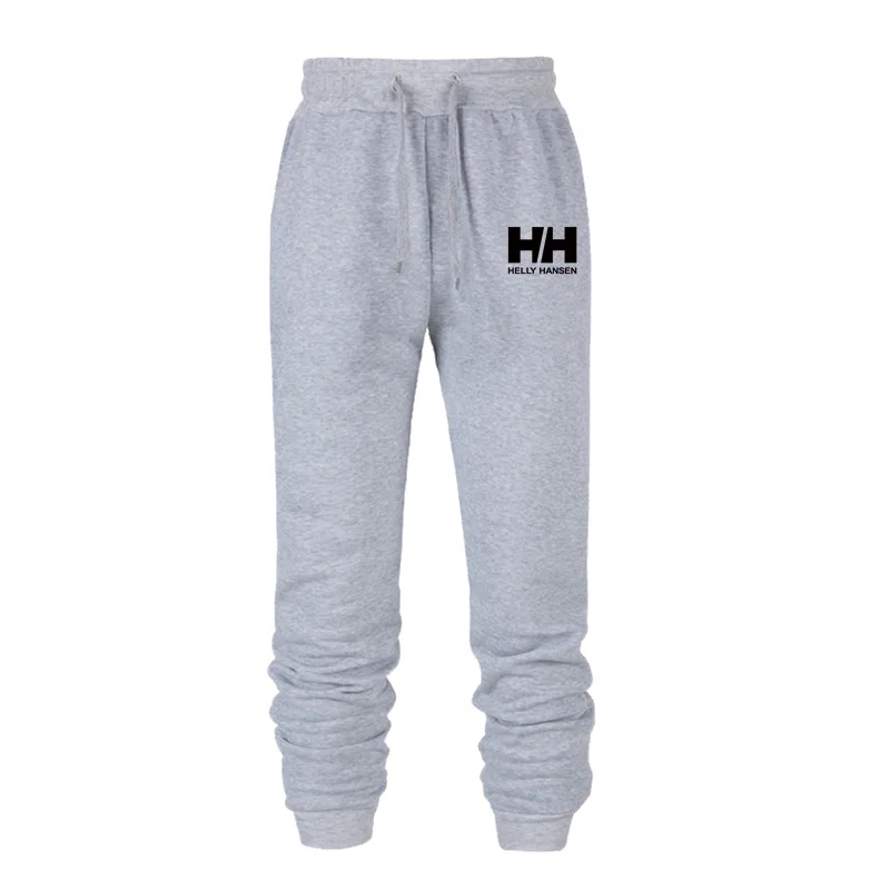 

New Hip Hop Men Pants Funny Letter H Printed Fleece Warm Fashion Sweatpants Trousers Casual Pants Joggers Bodybuilding Male
