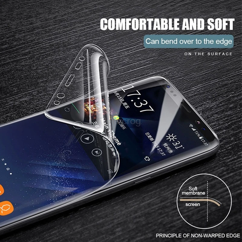 

Hydrogel Film Screen Protector For Samsung Galaxy S21 Ultra S20 FE S9 S10 S8 Plus For Note 9 8 20 Ultra 10 Lite Protective Cover