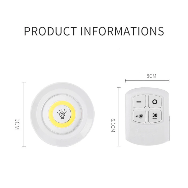 Dimmable Led Cabinet Light Battery Powered Leds Lamps Wireless Touch Sensor Or Remote Controller Wardrobe Stairs | Освещение
