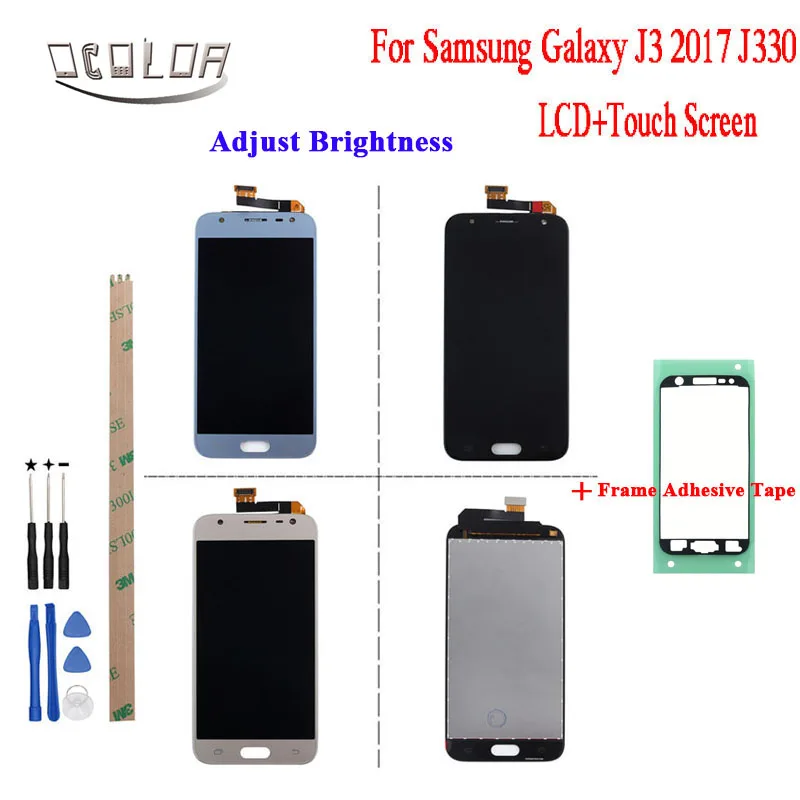 Ocolor для Samsung Galaxy J3 2017 J330 ЖК дисплей и сенсорный экран 5 0 дюйма запасные части
