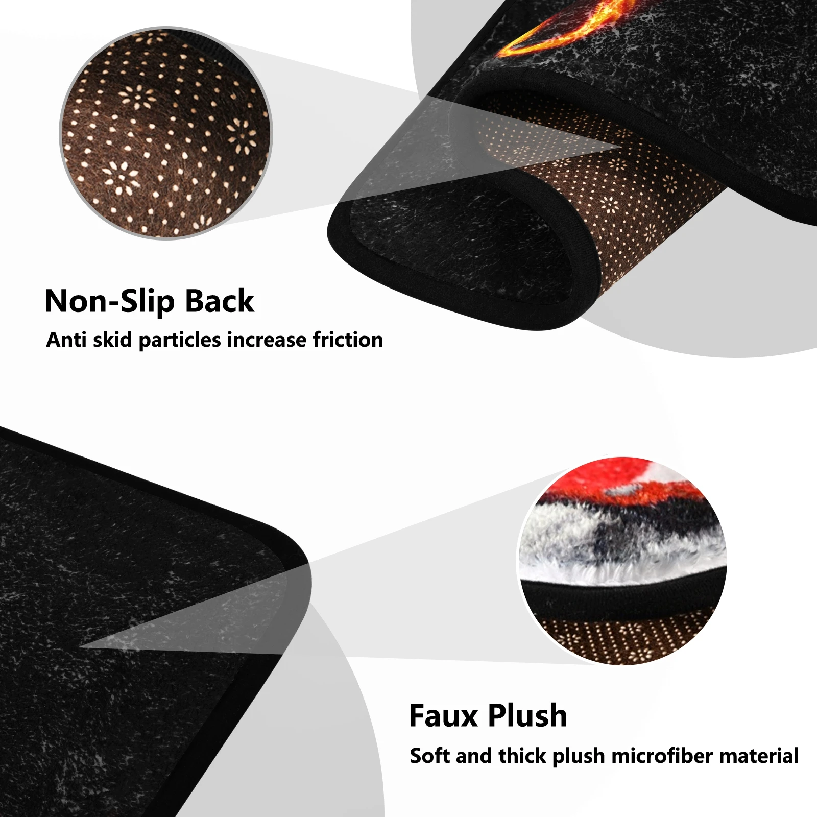 2 шт./комплект коврик для ванной с принтом дракона | Дом и сад