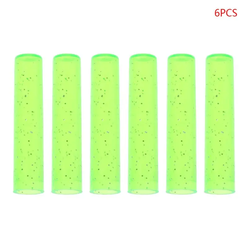

6Pcs Cute Pencil Cap Sleeve Cover Extender Plastic Protector School Supplies New G92E