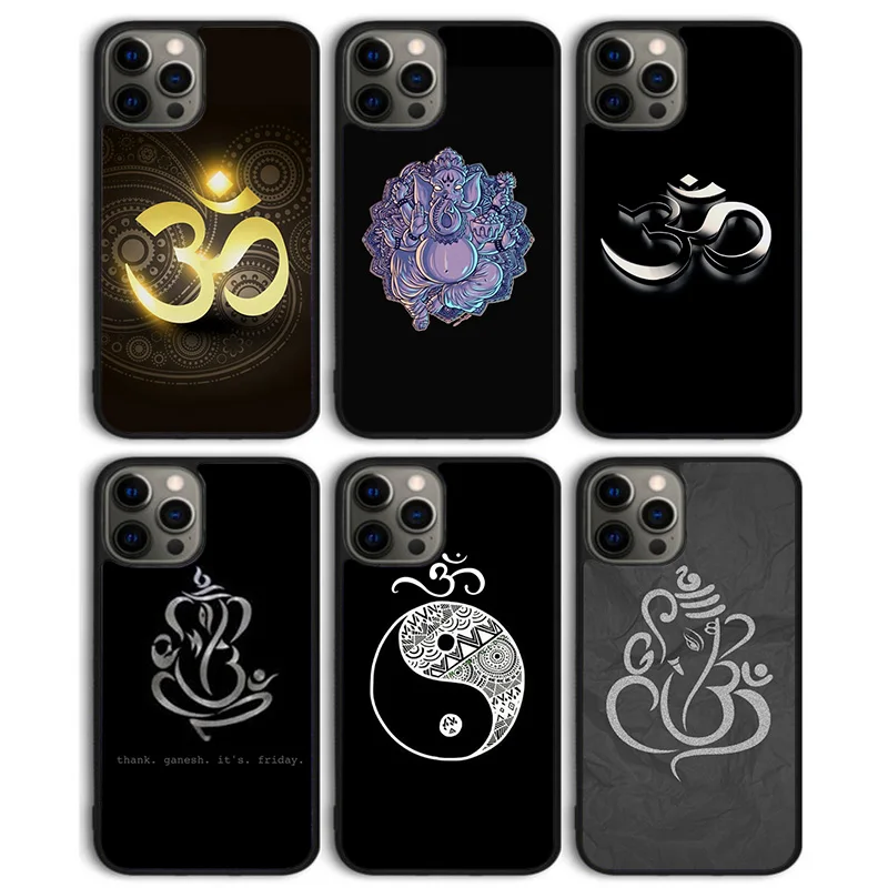 Чехол для телефона Aum Om с символом йоги чехол в индуистском фитнес-зале iPhone 15 SE2020 14