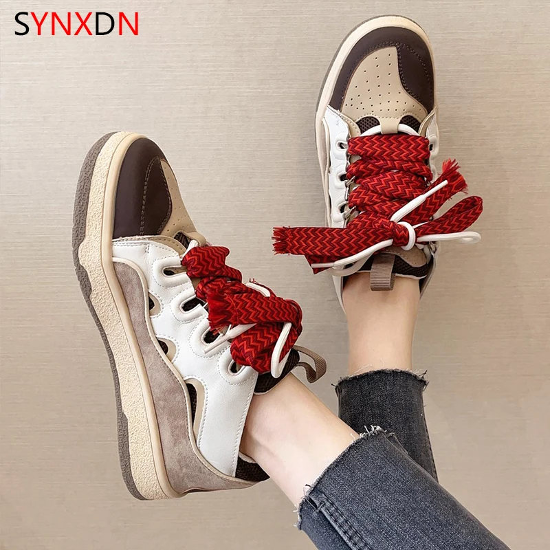 HQFZO дышащие сетчатые кроссовки на массивной подошве женские повседневные крутые