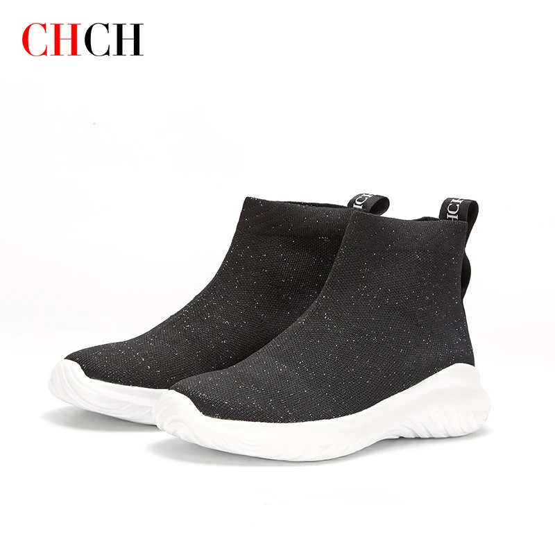

CHCH 2021 New Fashion Women Shoes Women Socks Sneakers Women Running Shoes Couple Winter Boots Plush Soft Comfortable Trainers