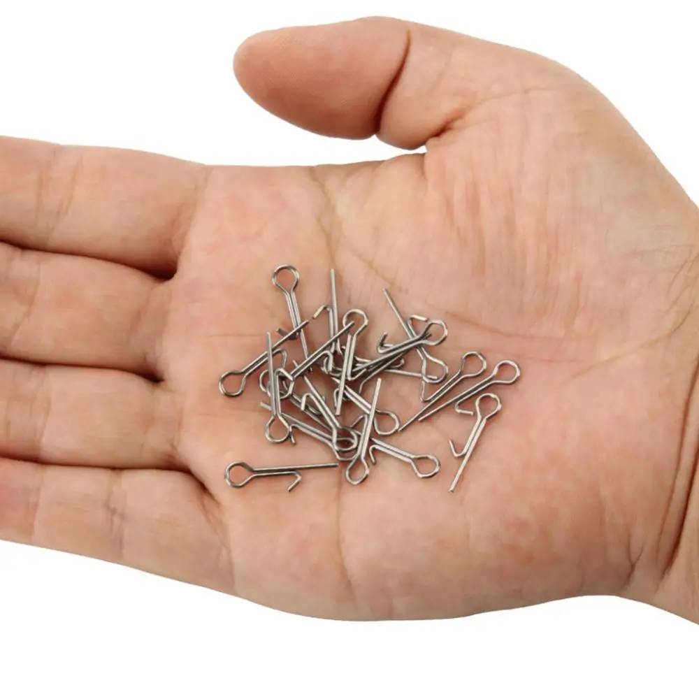 

100Pcs 19mm Fishing Connect Pins Hook Soft Lure Fixed Connecting Pins Fishing Tackle Accessories