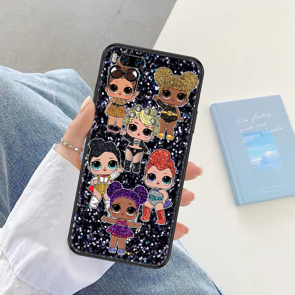 

LoL Doll Girl cute cartoon Phone case For Xiaomi Mi Max Note 3 A2 A3 8 9 9T 10 Lite Pro Ultra black tpu hoesjes art funda luxury
