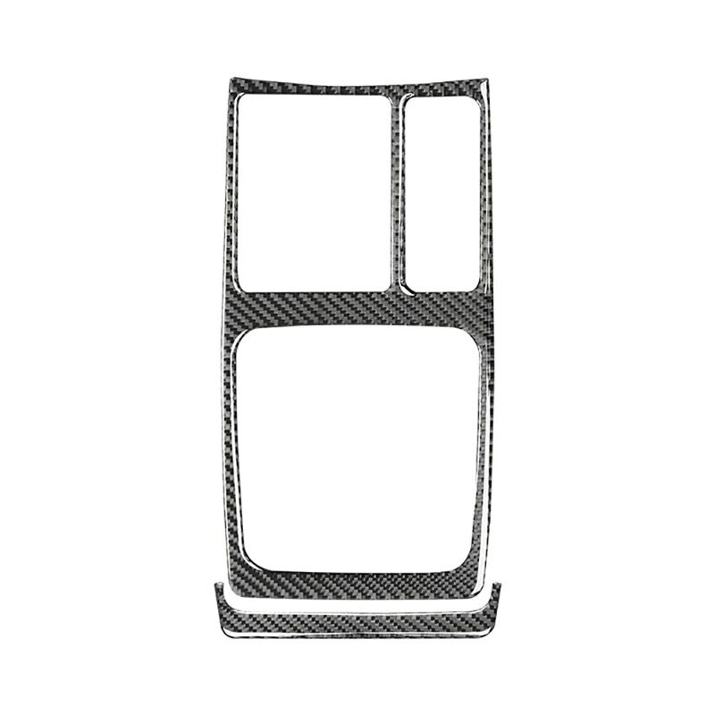 

For Mitsubishi Lancer 2008-2015 Carbon Fiber Car Control Gear Shift Panel Sticker Cover Trim Frame Decor Accessories