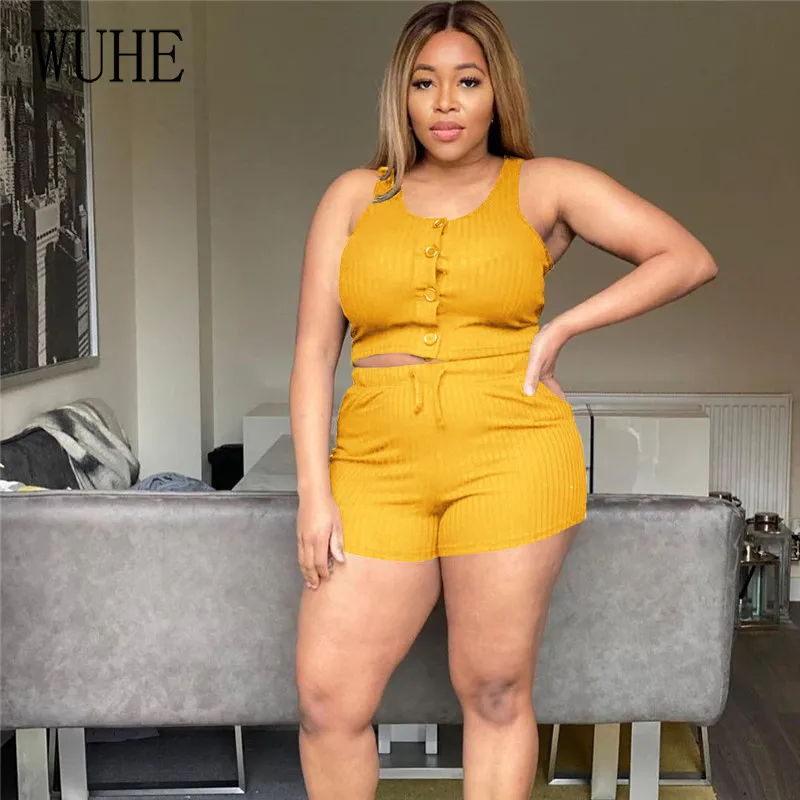 

Повседневный однобортный кроп-топ YEYA из двух предметов без рукавов с квадратным воротником и короткие брюки на шнуровке спортивная уличная...