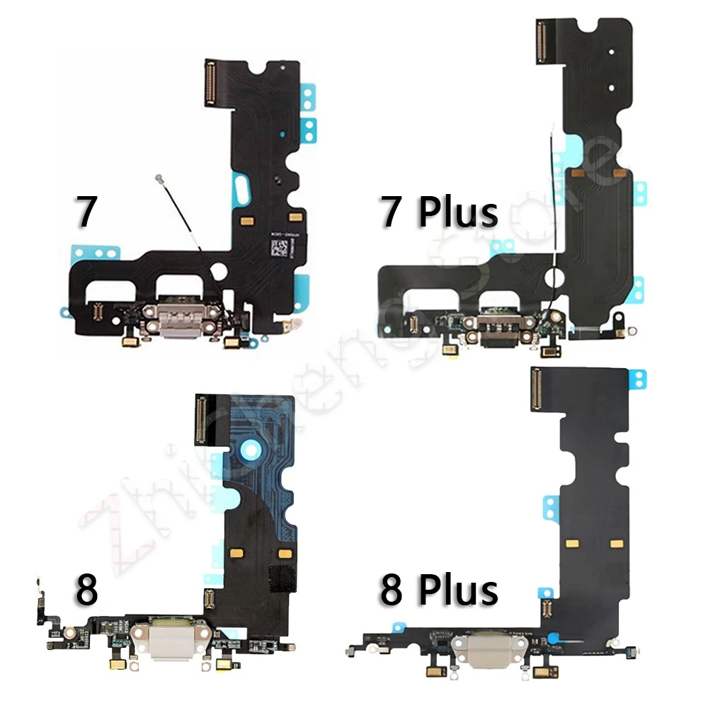 Нижний USB для порта зарядки док-станция гибкий кабель iPhone X Xs Max XR 7 8 Plus зарядный