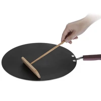 hot sell 30cm pancake pan iron round griddle non stick crepe pan for egg omelette frying induction cooker cookware kitchen