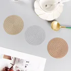 ПВХ бронзирующий кофейный коврик, подставка под чашу, подставка под чашу, коврик для обеденного стола, домашний обеденный коврик, поднос, тканевая посуда