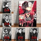 Лидер продаж 2021, картина из мультфильма Диснея, Краска на холсте, настенное искусство, плакат и принты, Декор для дома, гостиной