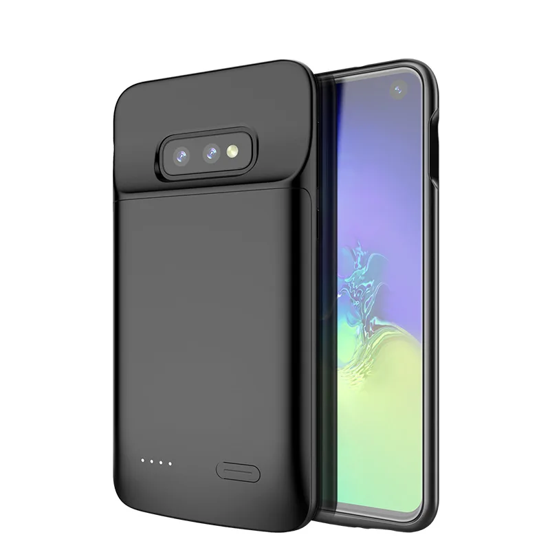 

Phone External Battery Case For Samsung Galaxy S10 S10e Ultra-thin Silicone Shockproof Power Bank Charger Case For Samsung S10+