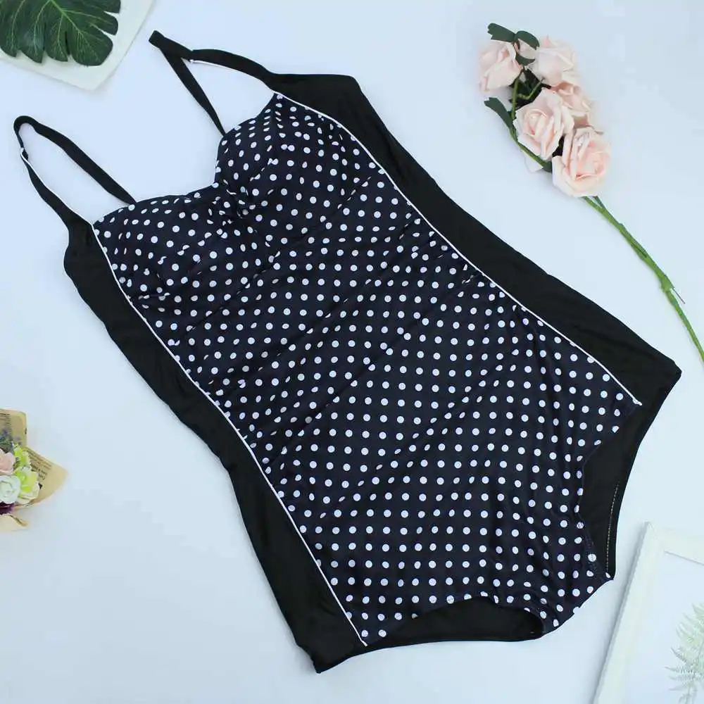 

Sexy Plus Size Swimsuit Women One Piece Swimwear Female 2020 Vintage Push up Swimming Suit Monokini Big Size Bathing Suit 3XL