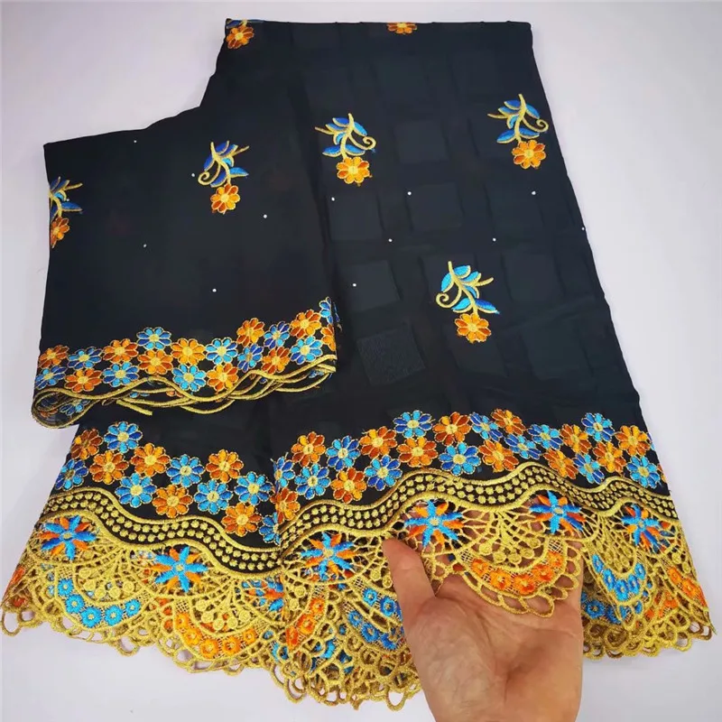 

Nigerian African Lace Fabrics High Quality For Men Cotton Dry Lace Fabric With Stones Swiss Voile Lace In Switzerland y20-24