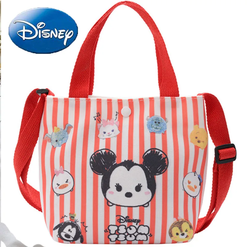 

Disney Mickey Mouse Kids Shoulder Bag Minnie Cartoon Handbag Donald Duck Cute Tote Bag Winnie Pooh Large Capacity Children Hobos