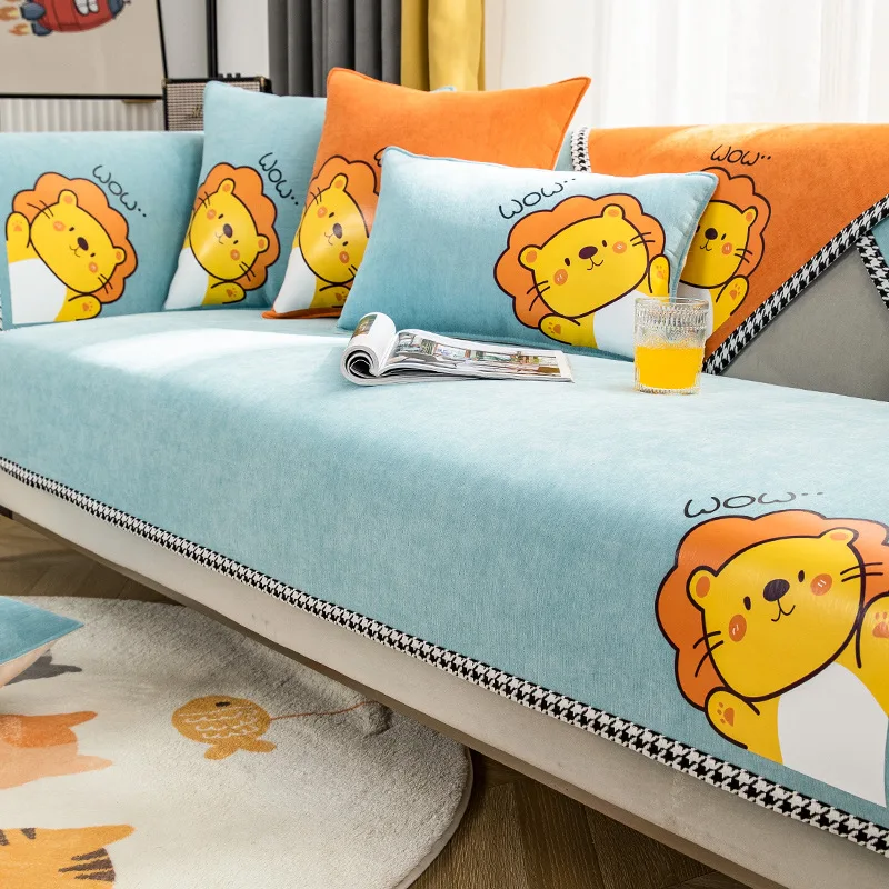 Мягкий плюшевый чехол для дивана из синели чехлы диванов эластичные гостиной