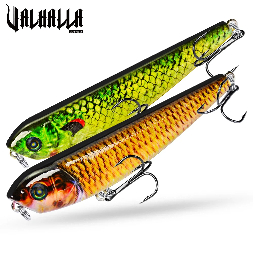 

Вальгаллу карандаш VIB приманки для рыбалки приманки 8,5 г-0,30 oz рыболовные снасти, комплект из 6 #, крючки, станок и 3D глаза бас приманки 9 см-3,54 "6 ...
