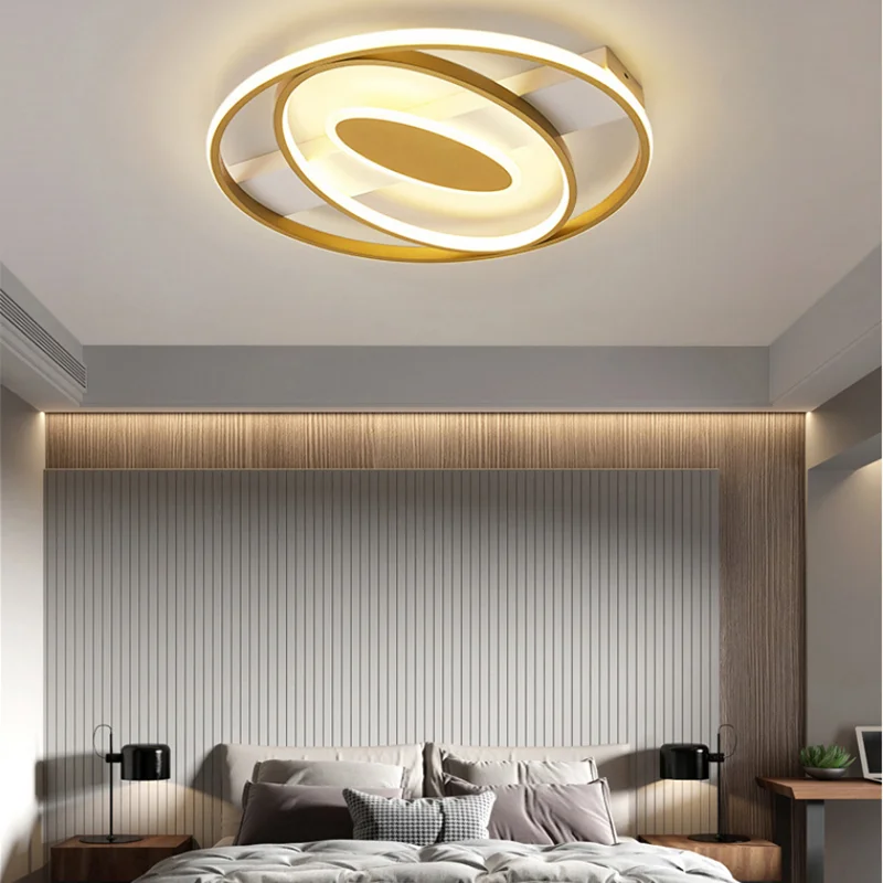 

Лампа для спальни, потолочная лампа, простая современная светодиодная комнатная лампа, скандинавский светильник, роскошная креативная ори...