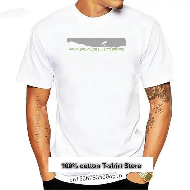 

Camiseta de Paraglider para hombre, camisa de parapente, 2021 algodón, manga corta, cuello redondo, moda 100%, ropa 2021est