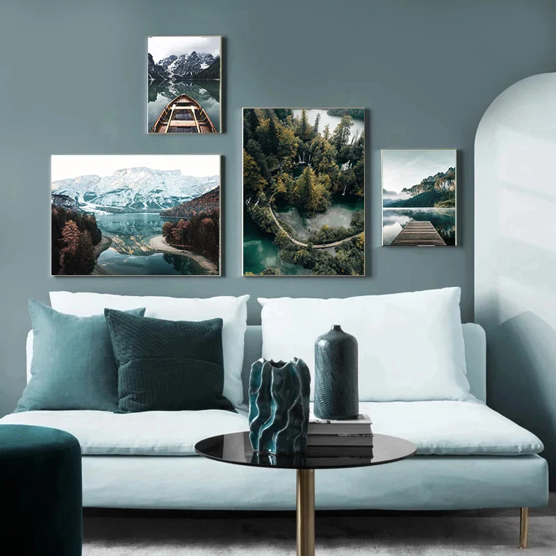 

Vintage Posters Nature Landscap Canvas Painting Wall Art Pictures For Living Room Modern Posters And Prints Bedroom Home Decor