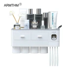 Настенный магнитный диспенсер для зубной пасты